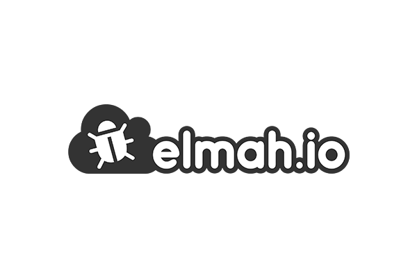 elmah.io logo wide gray
